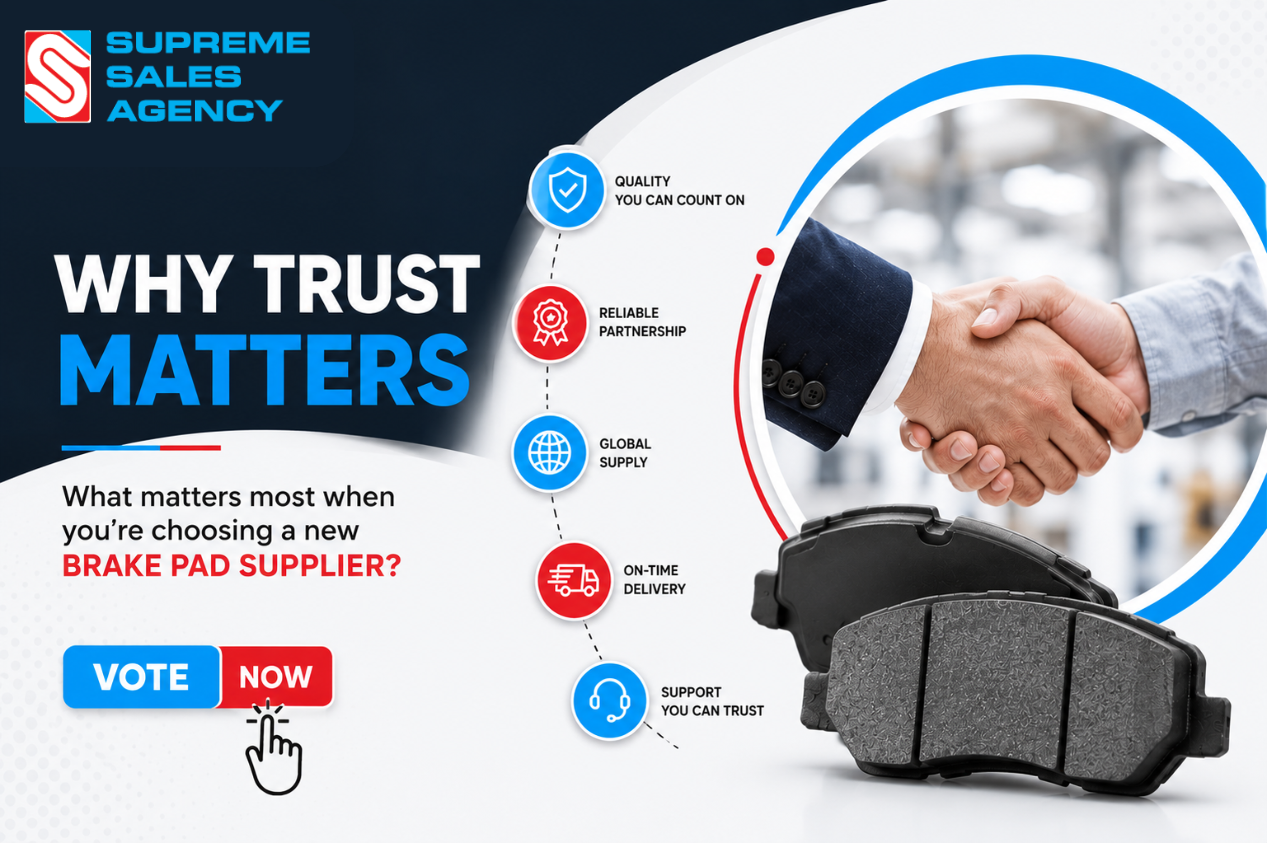 Why Trust Matters: What Are Your Top Brake Pad Supplier Selection Criteria?