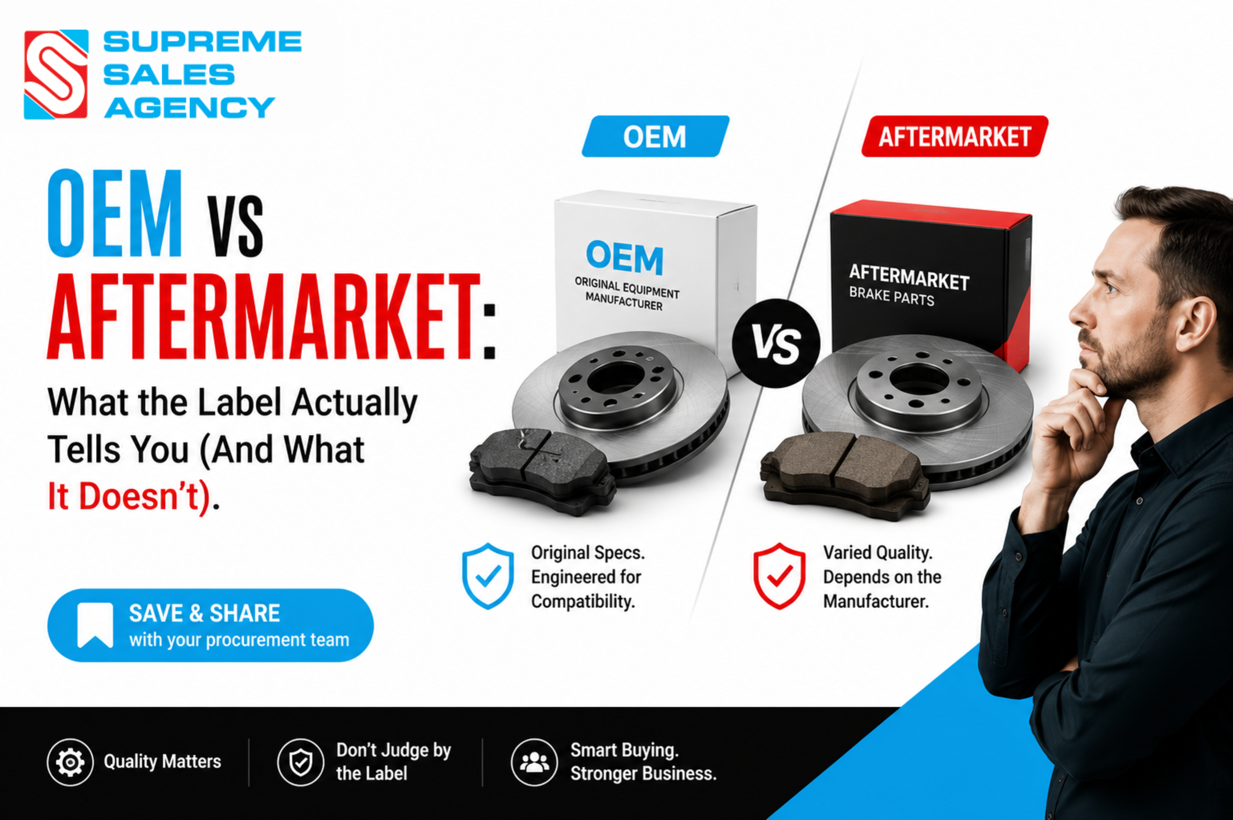 OEM vs Aftermarket Brake Parts: What the Label Actually Tells You (And What It Doesn't)