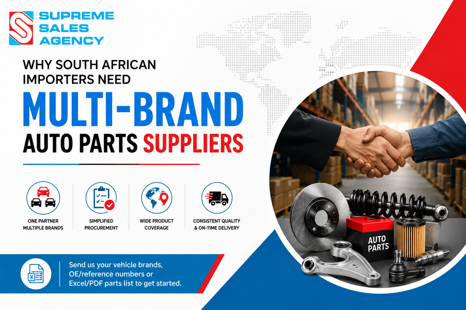 Why South African Auto Parts Importers Need Multi-Brand Suppliers