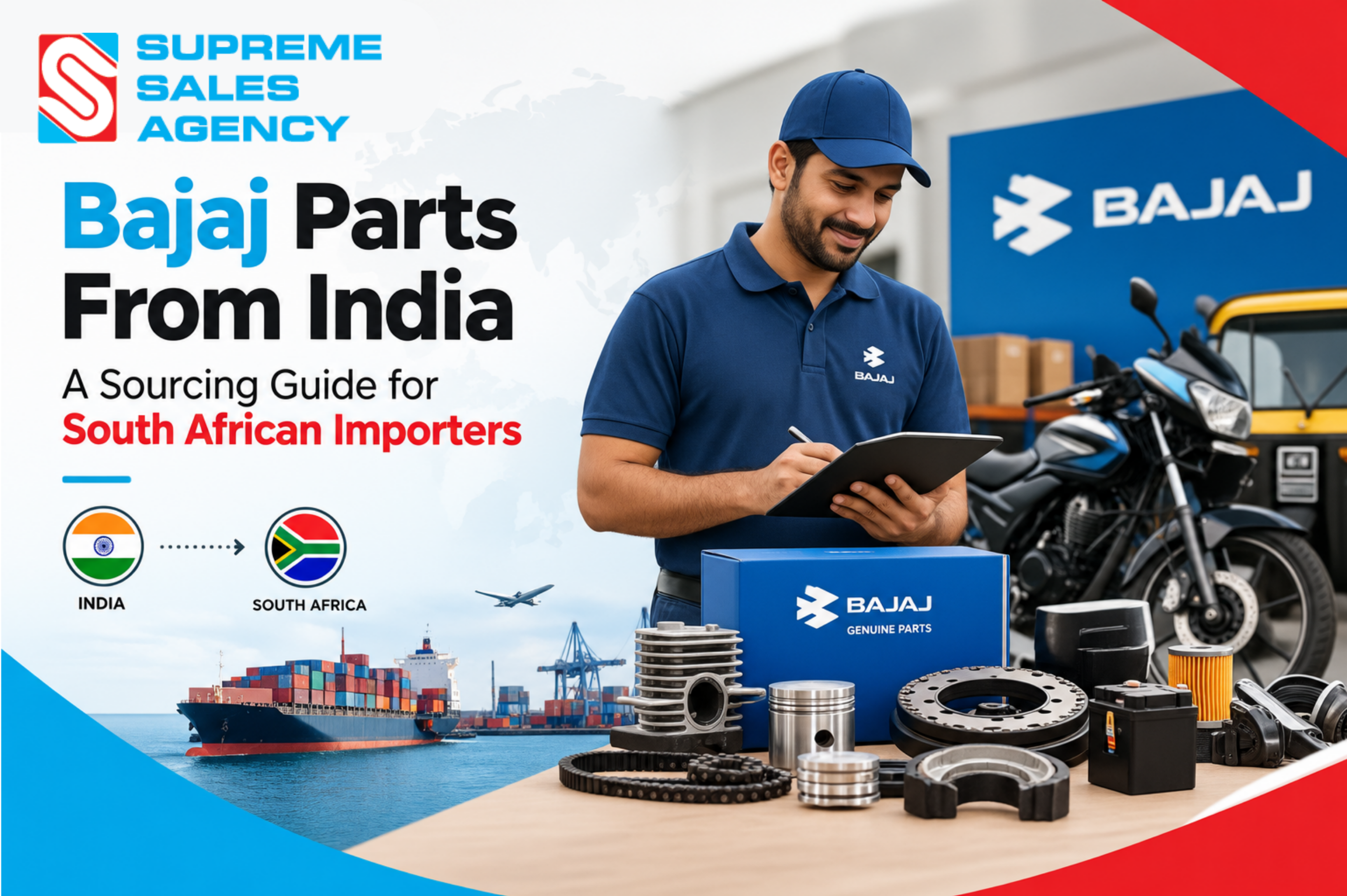 Bajaj Parts From India: A Sourcing Guide for South African Importers